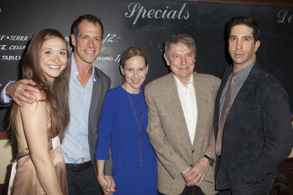 Sarah Sokolovic, Darren Pettie, Amy Ryan, John Cullum and David Schwimmer Photo