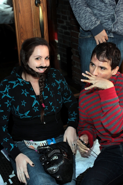 Photo Coverage: Matthew Saldivar, Dave Barry and PETER AND THE STARCATCHER Fans Celebrate Stache Day! Image