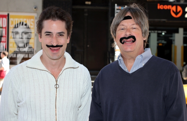 Photo Coverage: Matthew Saldivar, Dave Barry and PETER AND THE STARCATCHER Fans Celebrate Stache Day! Image