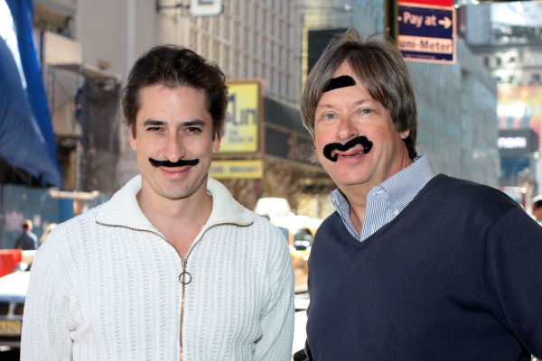 Photo Coverage: Matthew Saldivar, Dave Barry and PETER AND THE STARCATCHER Fans Celebrate Stache Day! Image
