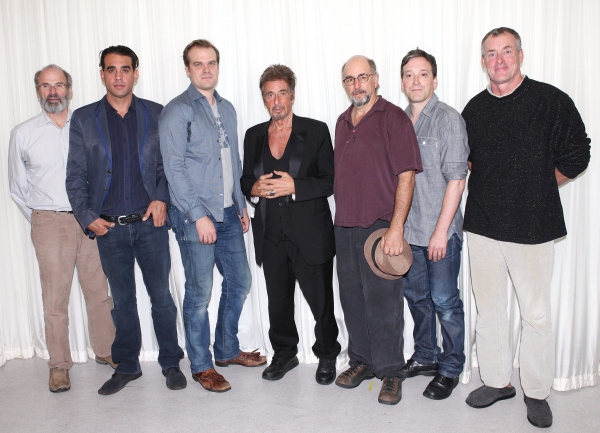 Director Daniel Sullivan, Bobby Cannavale, David Harbour, Al Pacino, Richard Schiff,  Photo