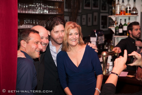 Jim Brickman, Frank Wildhorn, James Barbour and Karen Mason Photo