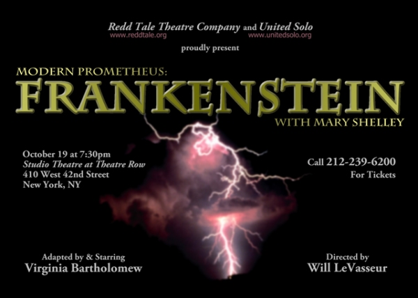 Photo Flash: Virginia Bartholomew in MODERN PROMETHEUS, Set for United Solo Festival Image