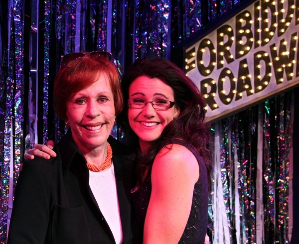 Photo Flash: Carol Burnett Visits FORBIDDEN BROADWAY! Image
