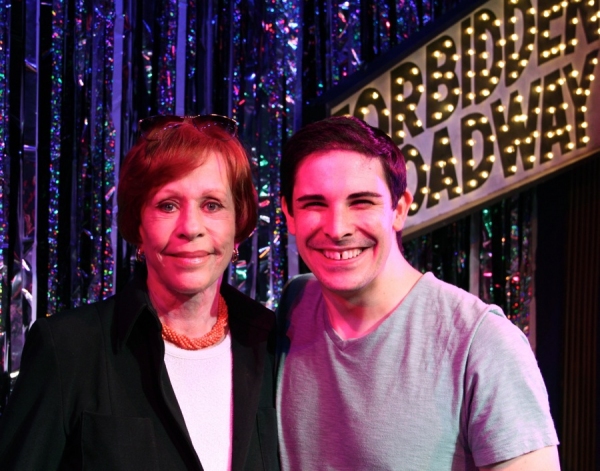 Photo Flash: Carol Burnett Visits FORBIDDEN BROADWAY! Image