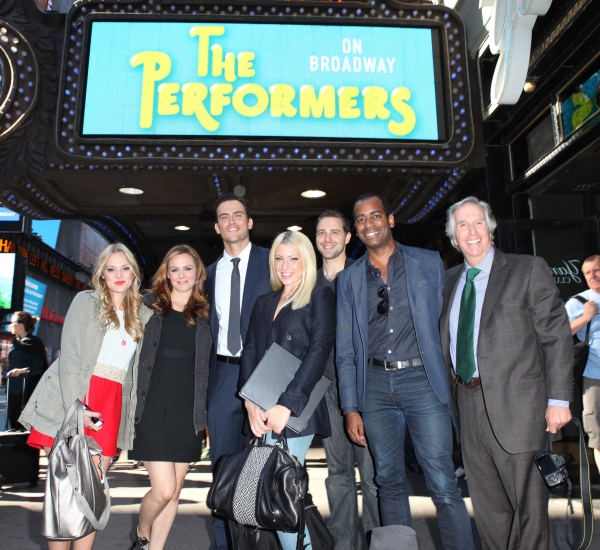  The cast and creative team from "The Performers", the left actress Jenni Barber, act Photo