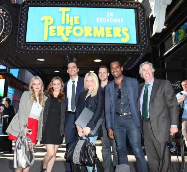 Photo Exclusive: Cheyenne Jackson, Henry Winkler and THE PERFORMERS Cast Takes Times Square! Image