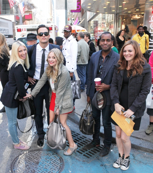 Photo Exclusive: Cheyenne Jackson, Henry Winkler and THE PERFORMERS Cast Takes Times Square! Image