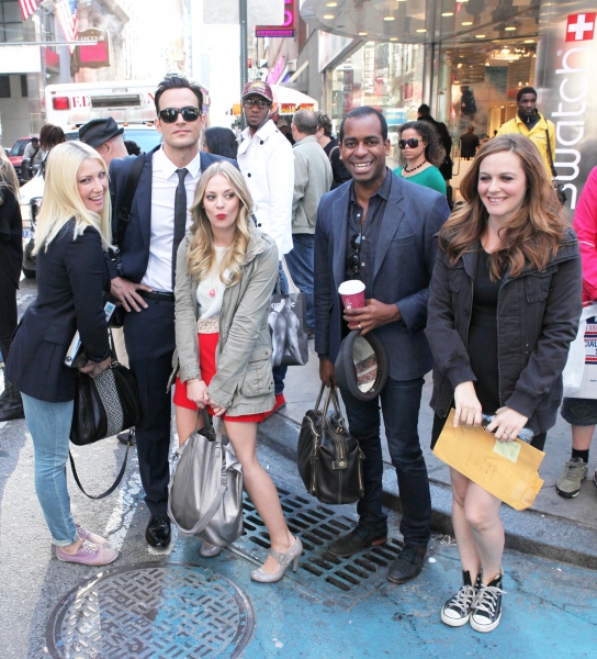 Photo Exclusive: Cheyenne Jackson, Henry Winkler and THE PERFORMERS Cast Takes Times Square! Image