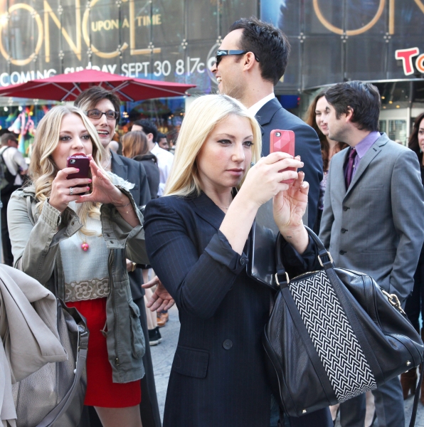 Photo Exclusive: Cheyenne Jackson, Henry Winkler and THE PERFORMERS Cast Takes Times Square! Image