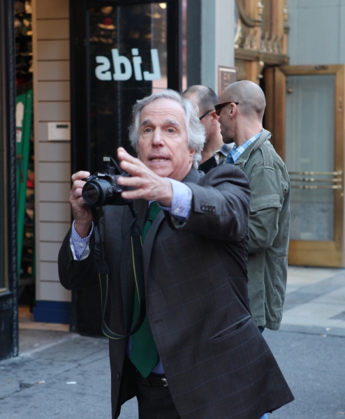Photo Exclusive: Cheyenne Jackson, Henry Winkler and THE PERFORMERS Cast Takes Times Square! Image
