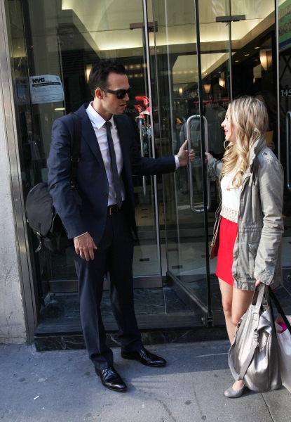 Photo Exclusive: Cheyenne Jackson, Henry Winkler and THE PERFORMERS Cast Takes Times Square! Image