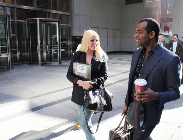Photo Exclusive: Cheyenne Jackson, Henry Winkler and THE PERFORMERS Cast Takes Times Square! Image