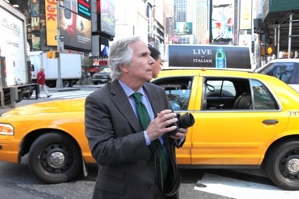 Photo Exclusive: Cheyenne Jackson, Henry Winkler and THE PERFORMERS Cast Takes Times Square! Image