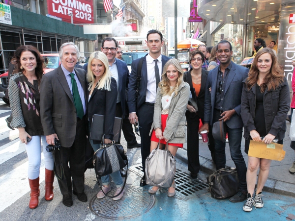 Photo Exclusive: Cheyenne Jackson, Henry Winkler and THE PERFORMERS Cast Takes Times Square! Image