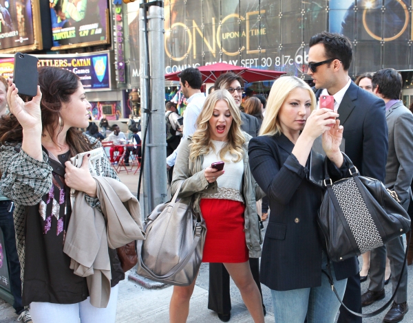 Photo Exclusive: Cheyenne Jackson, Henry Winkler and THE PERFORMERS Cast Takes Times Square! Image