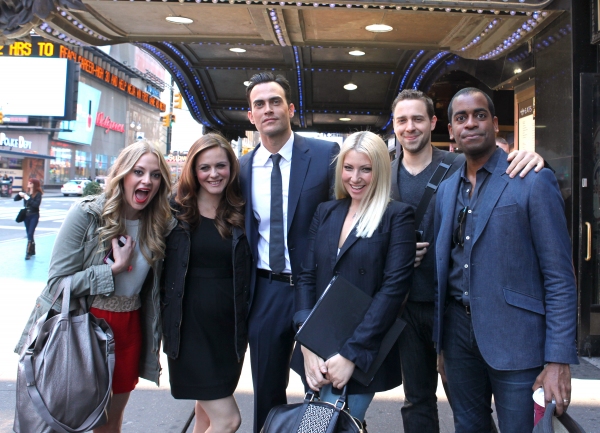 Photo Exclusive: Cheyenne Jackson, Henry Winkler and THE PERFORMERS Cast Takes Times Square! Image