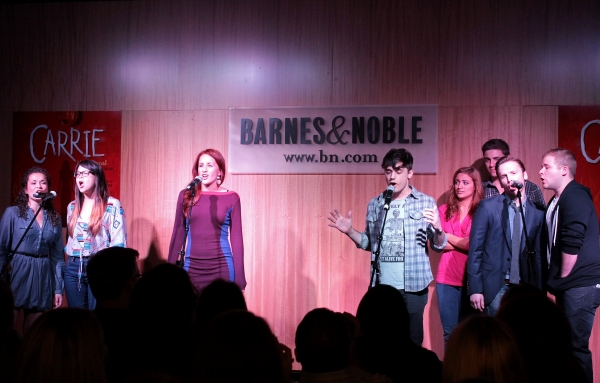 Photo Coverage: Marin Mazzie, Molly Ranson and CARRIE Cast Perform at Barnes & Noble 