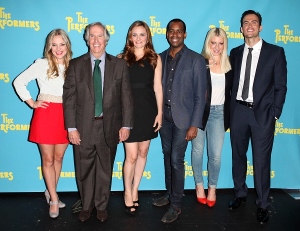 Photo Coverage: Alicia Silverstone, Cheyenne Jackson and Cast of THE PERFORMERS Meets the Press! Image
