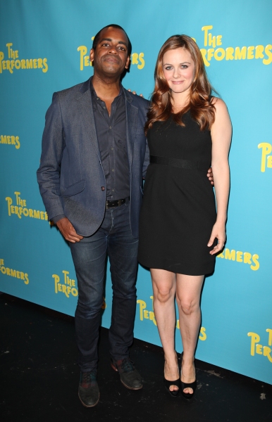 Photo Coverage: Alicia Silverstone, Cheyenne Jackson and Cast of THE PERFORMERS Meets the Press! Image