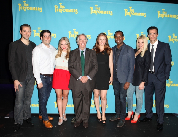 The cast and creative team of "The Performers", from left, playwright David West Rea Photo