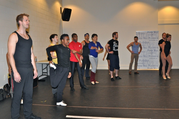 Photo Coverage: Paper Mill Playhouse's A CHORUS LINE Cast Meets the Press! Image