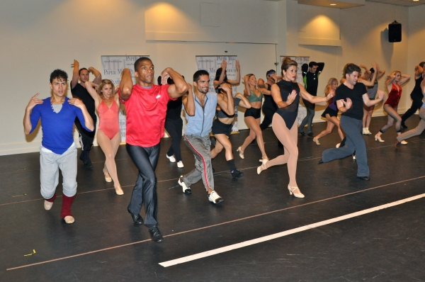 Photo Coverage: Paper Mill Playhouse's A CHORUS LINE Cast Meets the Press! Image