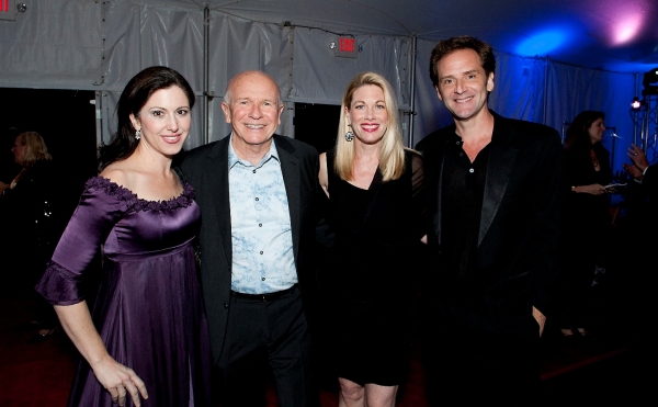  Gala performers Camille Zamora, Marin Mazzie, and Malcolm Gets, with Terrence McNall Photo