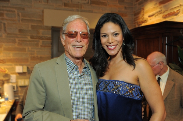 Richard Chamberlain and cast member Merle Dandridge Photo