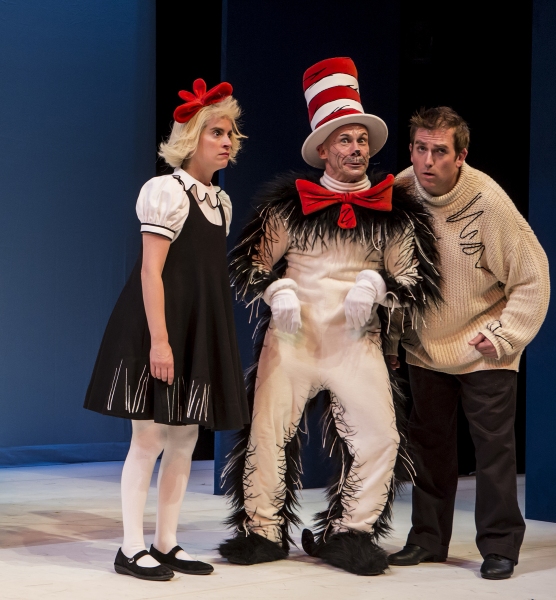 ELise Langer as Girl, Dean Holt as Cat in the Hat and Douglas Neithercott as Boy

 Photo