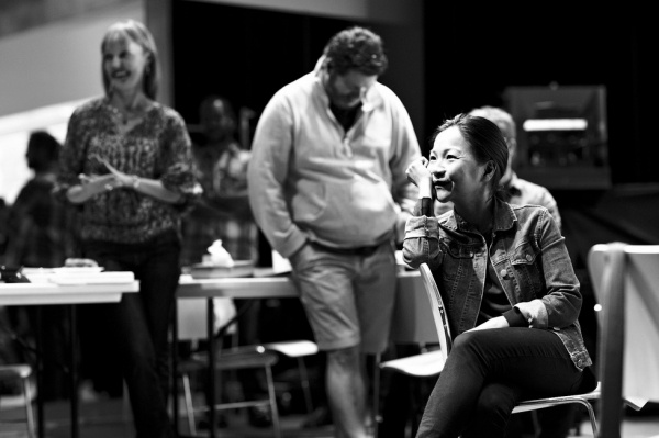 Photo Flash: In Rehearsal with the Cast of GOLDEN CHILD! Image