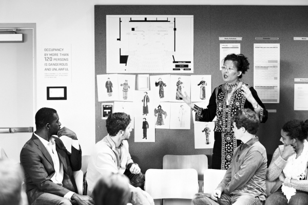 Photo Flash: In Rehearsal with the Cast of GOLDEN CHILD! Image