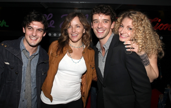  Wesley Taylor, Alice Ripley, Michael Urie and Lauren Molina Photo