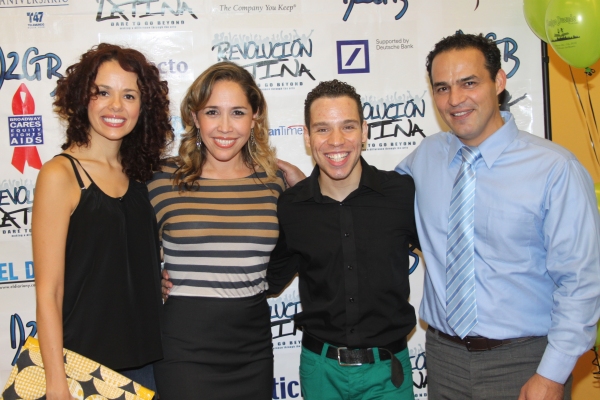 Janet Dacal, Andrea Burns, Robin De Jesus and Ruben Flores  Photo