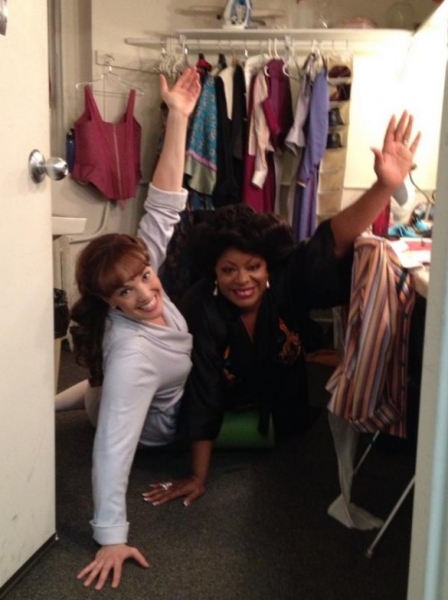 Photo Flash: Saturday Intermission Pics, Oct 6 - Perez Hilton's Last NEWSical Shot, ANYTHING GOES' First Tour Pic and More! Image