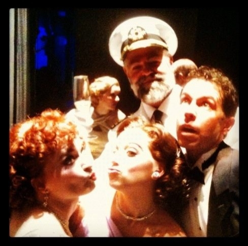Photo Flash: Saturday Intermission Pics, Oct 6 - Perez Hilton's Last NEWSical Shot, ANYTHING GOES' First Tour Pic and More! Image