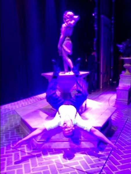 Photo Flash: Saturday Intermission Pics, Oct 6 - Perez Hilton's Last NEWSical Shot, ANYTHING GOES' First Tour Pic and More! Image