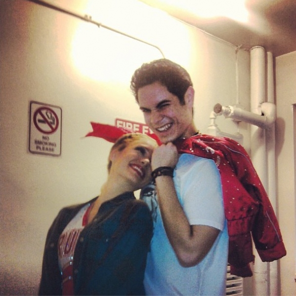 Photo Flash: Saturday Intermission Pics, Oct 6 - Perez Hilton's Last NEWSical Shot, ANYTHING GOES' First Tour Pic and More! Image