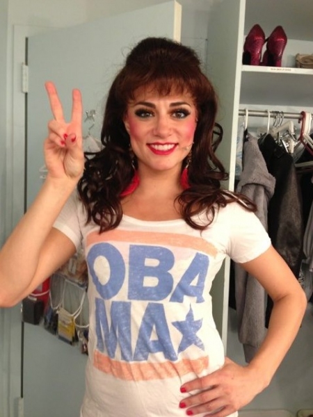 Photo Flash: Saturday Intermission Pics, Oct 6 - Perez Hilton's Last NEWSical Shot, ANYTHING GOES' First Tour Pic and More! Image