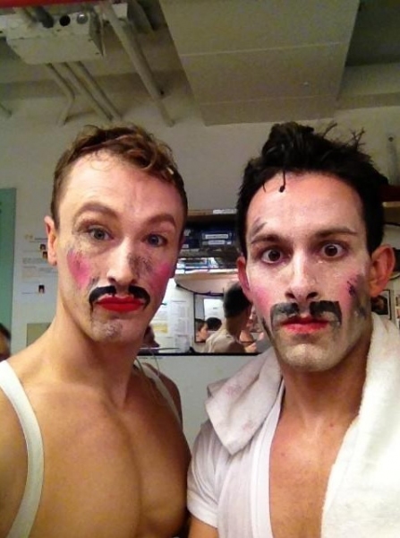 Photo Flash: Saturday Intermission Pics, Oct 6 - Perez Hilton's Last NEWSical Shot, ANYTHING GOES' First Tour Pic and More! Image