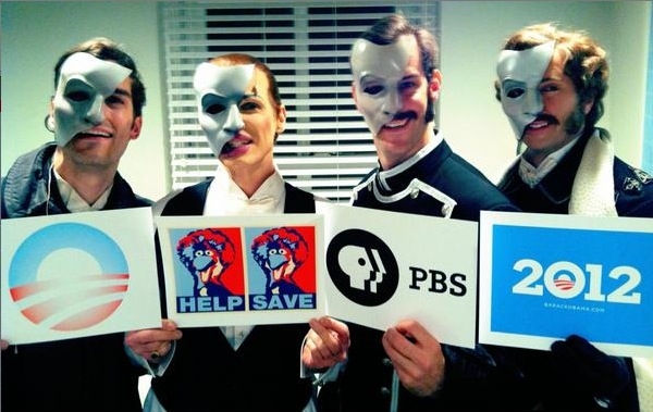 Photo Flash: Saturday Intermission Pics, October 6 - Part 2 - PHANTOM Supports PBS, Hello from Paper Mill's A CHORUS LINE and More!  Image