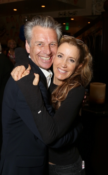 From left, CTG Artistic Director Michael Ritchie and cast member Felicity Huffman pos Photo