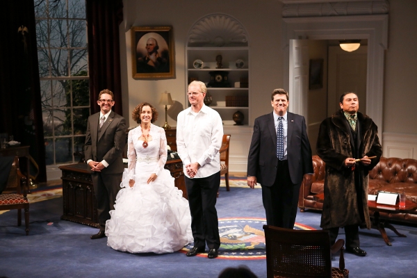 Photo Flash: NOVEMBER Opens in LA - Starry Arrivals, Curtain Call and More! Image
