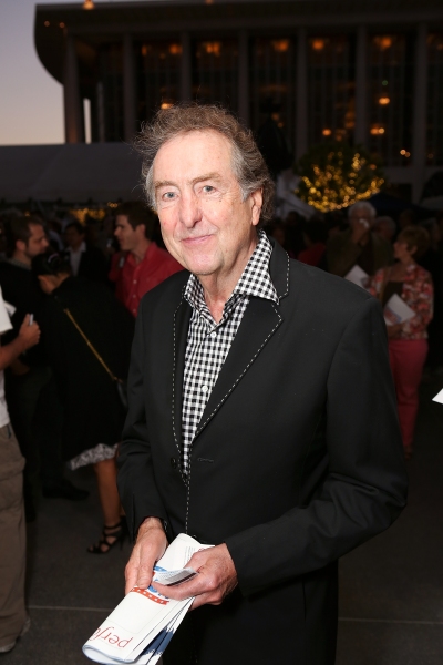 Eric Idle poses during the arrivals for the opening night performance of 