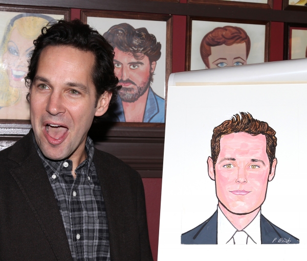 Photo Coverage: GRACE's Michael Shannon, Ed Asner and Paul Rudd Get Sardi's Caricatures! Image