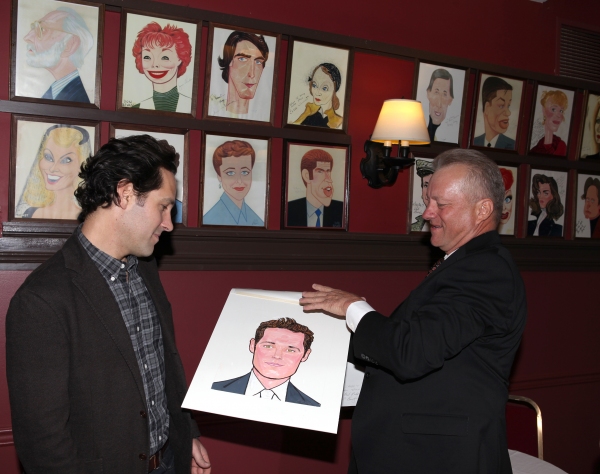 Photo Coverage: GRACE's Michael Shannon, Ed Asner and Paul Rudd Get Sardi's Caricatures! Image