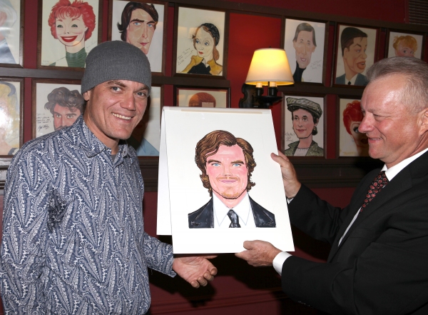 Photo Coverage: GRACE's Michael Shannon, Ed Asner and Paul Rudd Get Sardi's Caricatures! Image