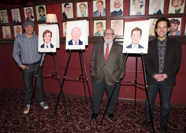 Photo Coverage: GRACE's Michael Shannon, Ed Asner and Paul Rudd Get Sardi's Caricatures! Image