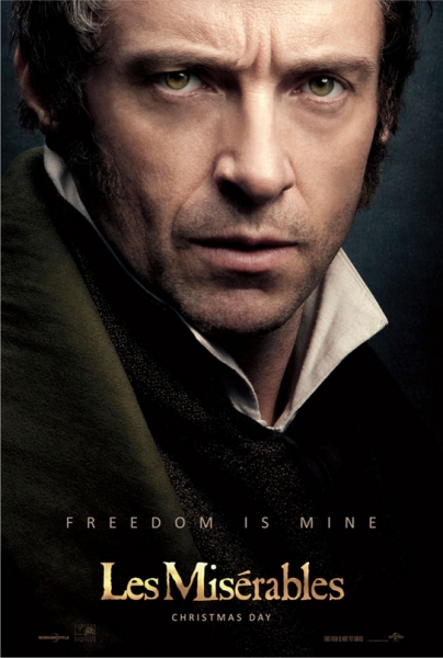 Photo Flash: New LES MISERABLES Film Poster Revealed Featuring Hugh Jackman as 'Valjean'!  Image