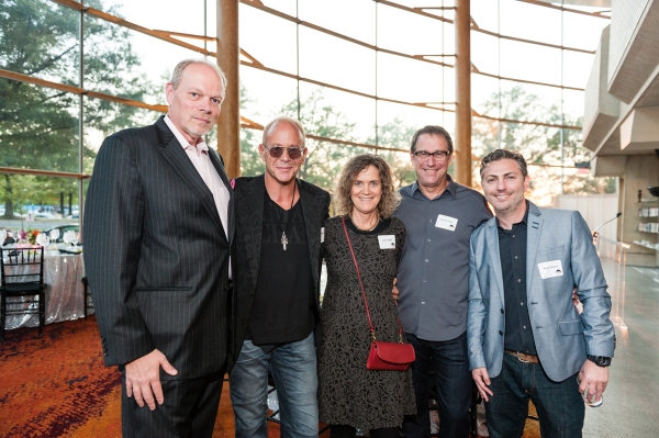 Arena Stage Executive Director Edgar Dobie; playwright-director Randy Johnson; Laura  Photo